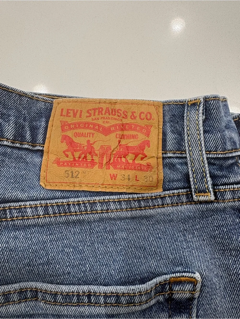 Levi's Men's 512 Classic Blue Jeans